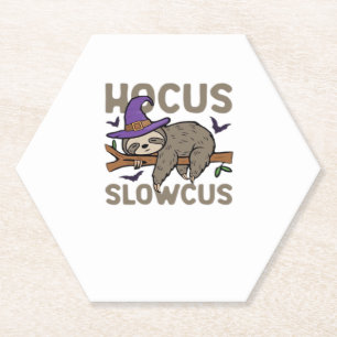 Hocus Slowcus Funny Halloween Sloth Classic T-Shir Untersetzer