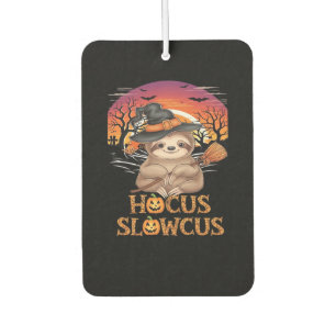 Hocus Slowcus Sloth liebt Halloween-Kostümtee E Autolufterfrischer