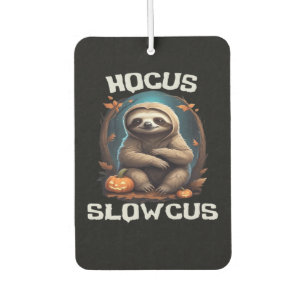 Hocus Slowcus Sloth liebt Halloween-Kostümtee E Autolufterfrischer