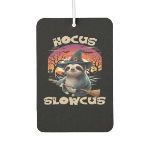 Hocus Slowcus Sloth liebt Halloween-Kostümtee E Autolufterfrischer