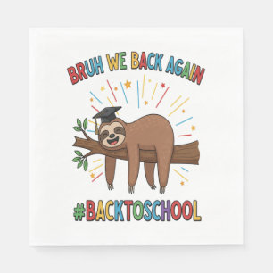 Hocus Slowcus Witch Sloth Serviette
