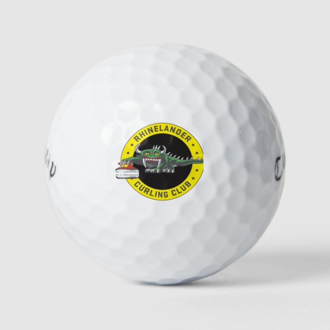 Hodag Curling Callaway Golf Balls Golfball (Vorderseite)