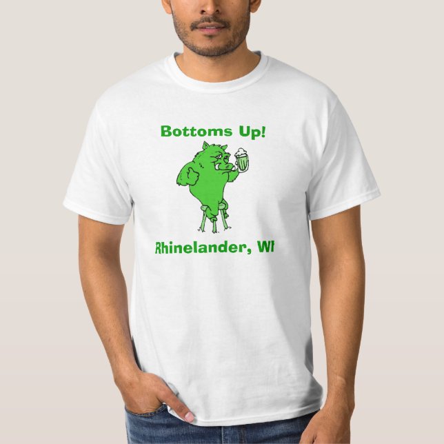 HODAG ENTWURF ~ SHIRTS ~ RHINELANDER WISCONSIN (Vorderseite)