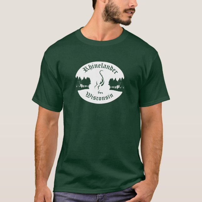 Hodag. Rhinelander, Wisconsin T-Shirt (Vorderseite)