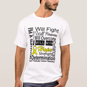 Hodenkrebs-Kampf harren überwundener Gewinn aus T-Shirt