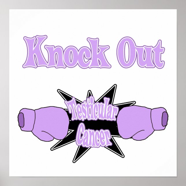 Hodenkrebs Poster (Vorne)