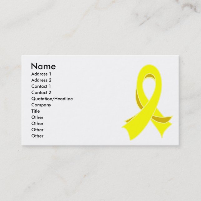 Hodenkrebs-stilvolle Band-Visitenkarte Visitenkarte (Vorderseite)