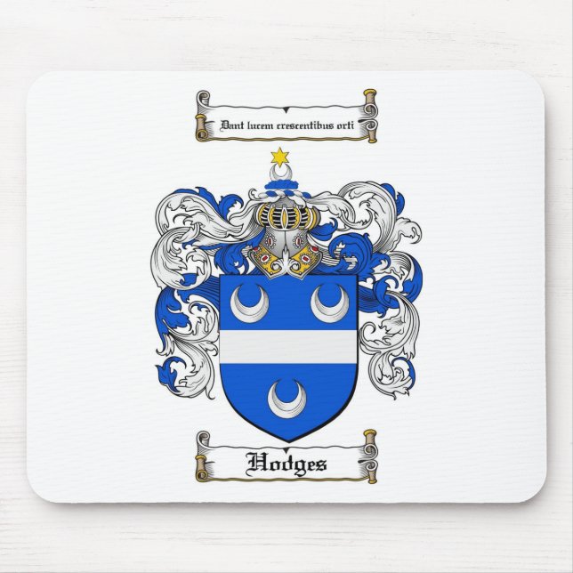 HODGES FAMILIENWAPPEN - HODGES WAPPEN MOUSEPAD (Vorne)