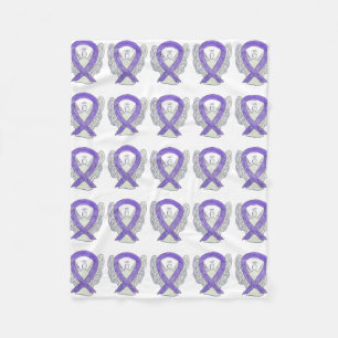 Hodgkins Lymphom-Bewusstseins-Band-Fleece-Decke Fleecedecke