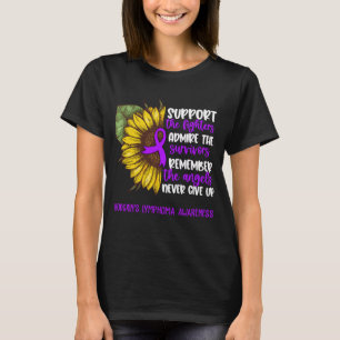 Hodgkin's Lymphoma Awareness Ribbon Unterstützunge T-Shirt