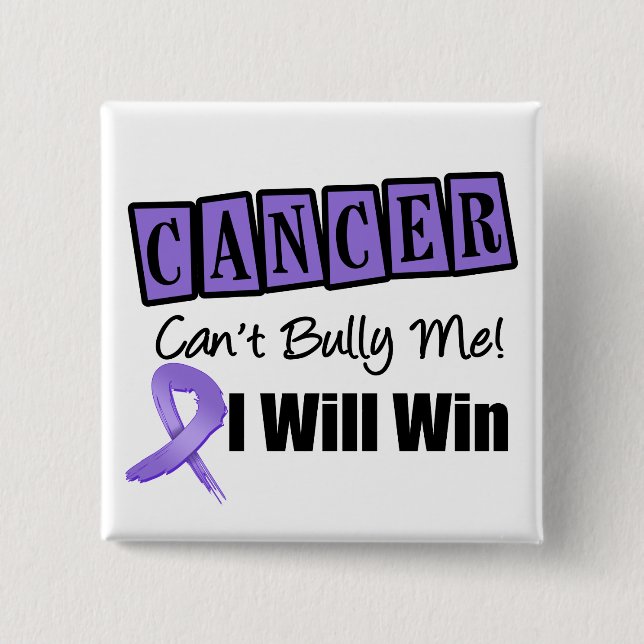 Hodgkins Lymphoma Cant Bulle Ich werde gewinnen Button (Vorderseite)