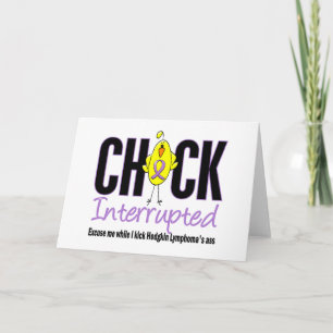 Hodgkins Lymphoma Chick Interrupted Karte