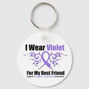 Hodgkins Lymphoma Tribal Ribbon für meinen besten  Schlüsselanhänger