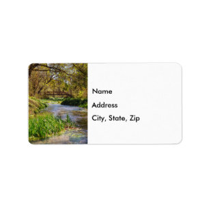Hodgson Spring Flow Address Label Adressaufkleber