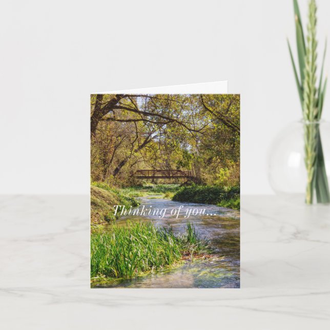 Hodgson Spring Flow Denken Sie an Ihre Karte (Vorderseite)