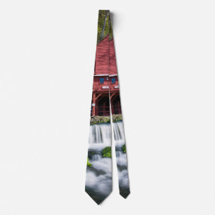 Hodgson Water Mill Landschaft Neck Tie Krawatte