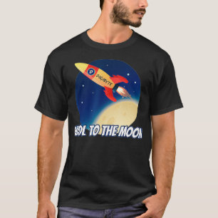 HODL bis zum Mond Digibyte Krypto Rakete DGB Crypt T-Shirt