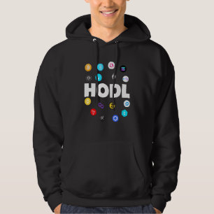 Hodl Bitcoin Ethereum Cardano Xrp Kryptowährung B Hoodie