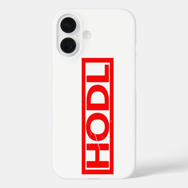 Hodl Briefmarke Case-Mate iPhone Hülle (Rückseite)
