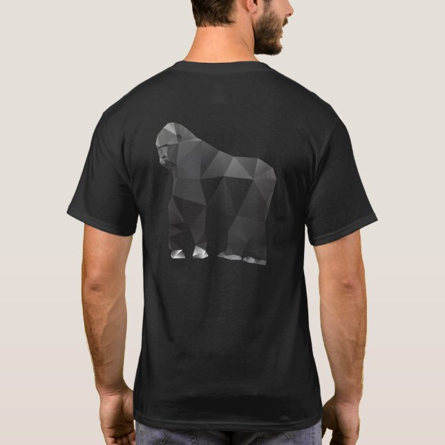 HODL Diamond Hands Ape T - Shirt (Rückseite)