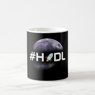 #HODL Sternlumen zur Mond-Schwarz-Tasse Tasse