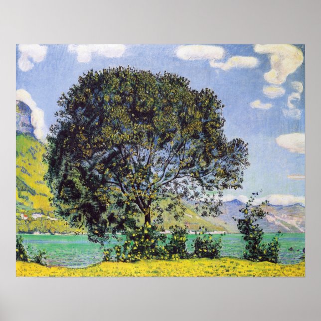 Hodler - Baum bei Brienzersee 1906 Poster (Vorne)