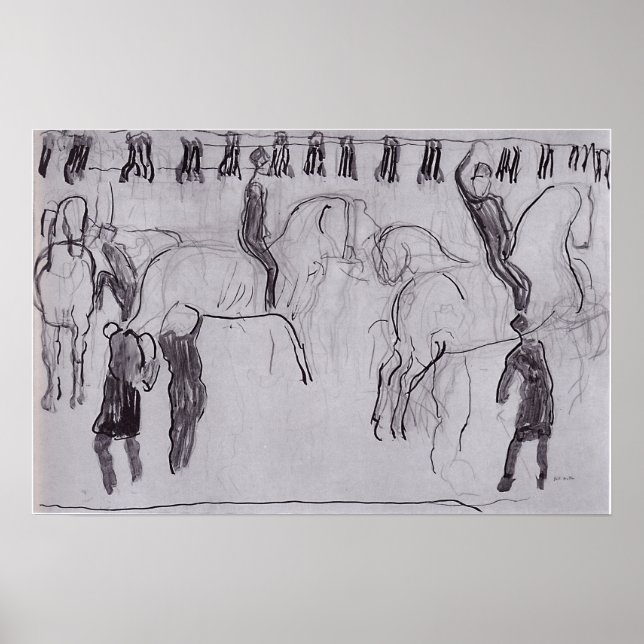 Hodler - Die deutschen Schüler im Krieg gegen Libe Poster (Vorne)