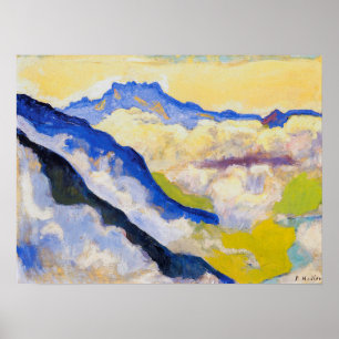 Hodler - In Wolken 1917 Poster