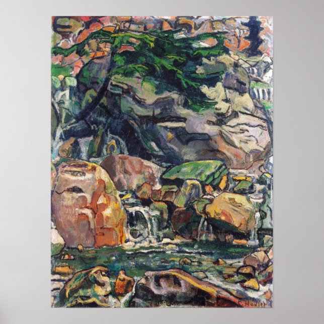 Hodler - Mountain Stream Near Beatenberg 1910 Poster (Vorne)