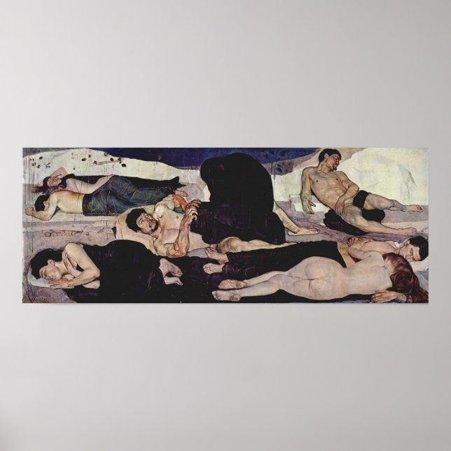 Hodler - Nacht Poster (Vorne)