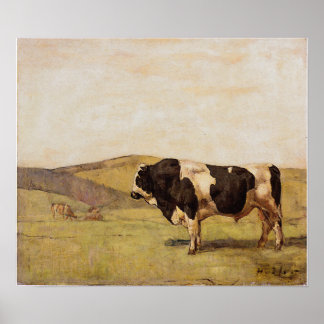 Hodler - The Bull 1878 Poster