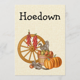 Hoedown Einladung