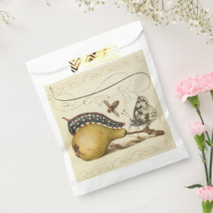 Hoefnagel Vintage Birne & Insekten 1500er Renaissa Geschenktütchen