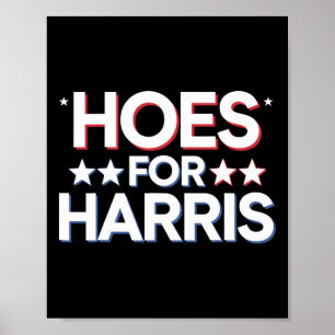 Hoes Für Harris Lustiger Kamala Wähler 2024 Wheime Poster