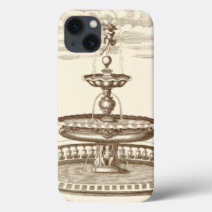 Hof-Brunnen mit dekorativem Engel Case-Mate iPhone Hülle