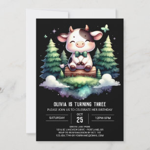 Hof Custom Cow Birthday Einladung
