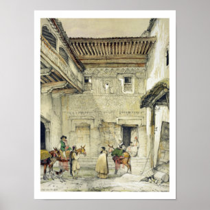Hof der Moschee (Patio de la Mesquita), aus ' Poster