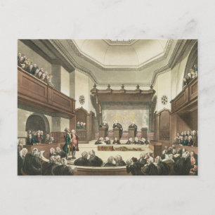 Hof für gemeinsame Angelegenheiten, Westminster Ha Postkarte