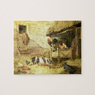 Hof-Szene Puzzle