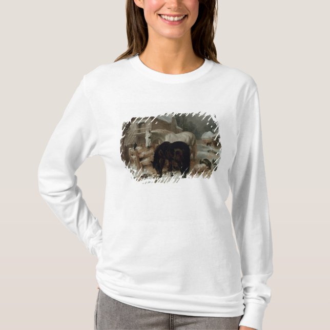 Hof-Szene T-Shirt (Vorderseite)