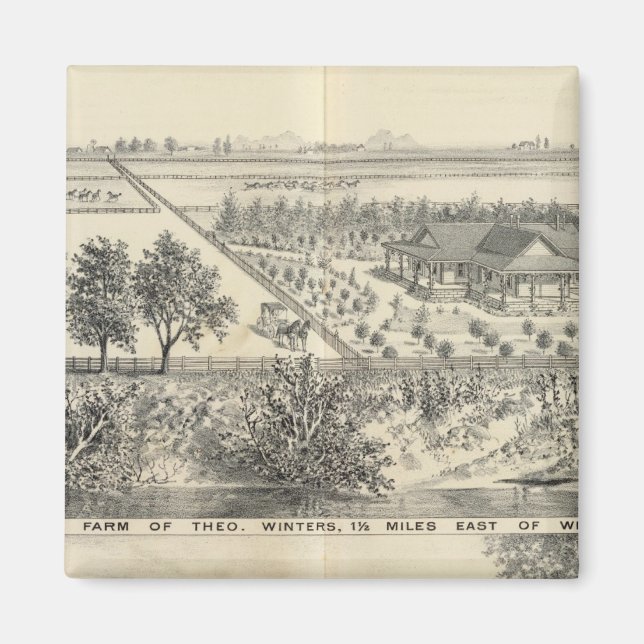 Hof T Winters Magnet (Vorne)