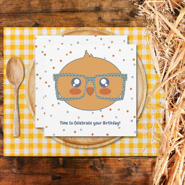 Hof Tier Geburtstag Hühnchen Colorful Confetti Karte