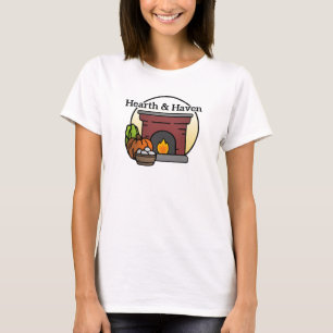 Hof und Hof - Logo für kleine Familienbetriebe T-Shirt