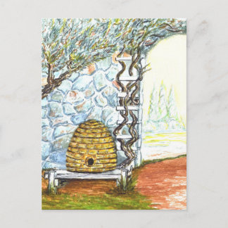 Hofbienenstock Postkarte