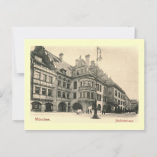 Hofbrauhaus, München, Deutschland 1900 Vintag Postkarte
