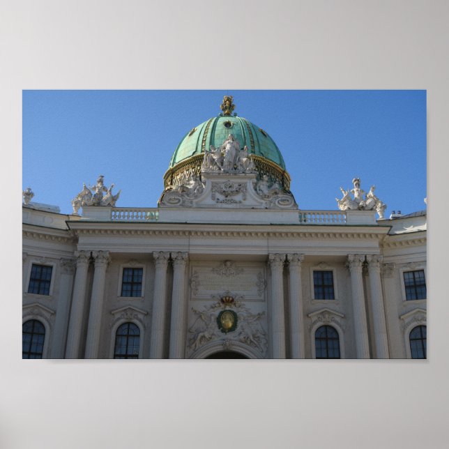 Hofburg Wien Österreich Poster (Vorne)