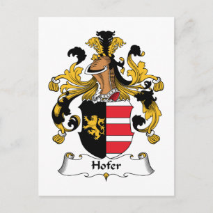 Hofer Familienwappen Postkarte