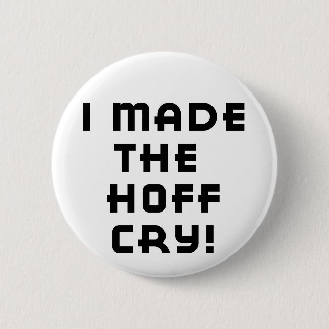 Hoff Schrei-Knopf Button (Vorderseite)