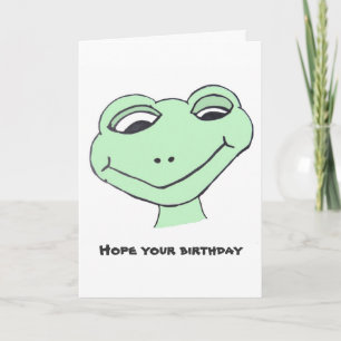 Hoffe auf deinen Geburtstag Karte