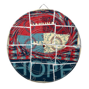 Hoffe, das Wunder schöne schöne schöne inspirieren Dartscheibe